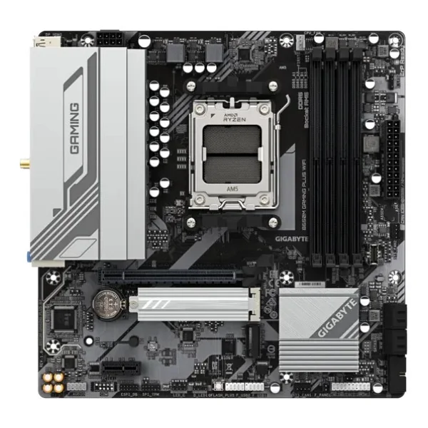 Gigabyte B650M Gaming Plus Wi-Fi AMD AM5 DDR5 Micro ATX Anakart - Görsel 3