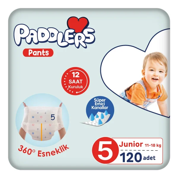 Paddlers 5 Numara Junior 120'li Külot Bez - Görsel 7