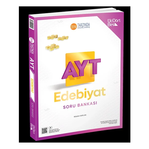 Üçdörtbeş Yayınları Ayt Edebiyat Soru Bankası - Görsel 2