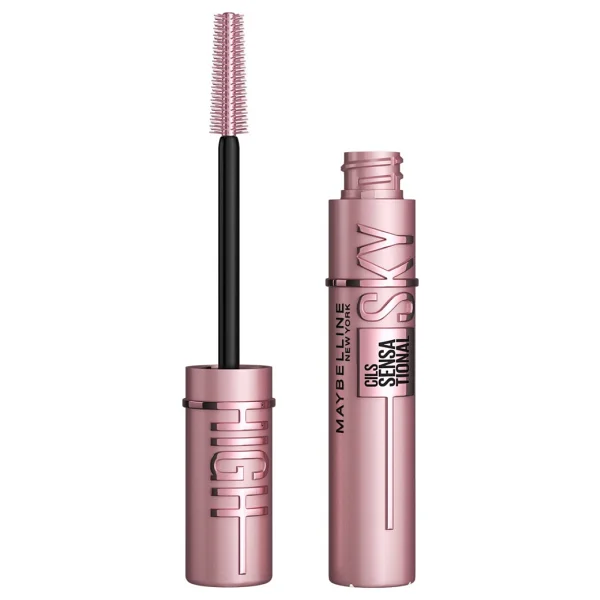 Maybelline New York Lash Sensational Sky High Maskara + Super Lock Brow Glue Kaş Sabitleyici Maskara - Siyah - Görsel 3