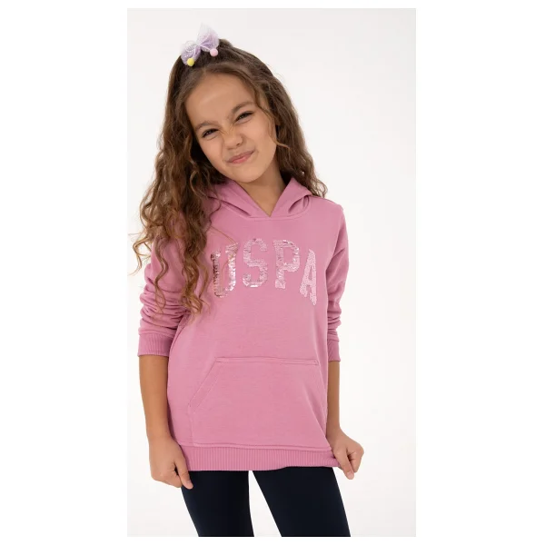 U.S. Polo Assn 50314312 Kapüşonlu Kız Çocuk Sweatshirt - Görsel 10