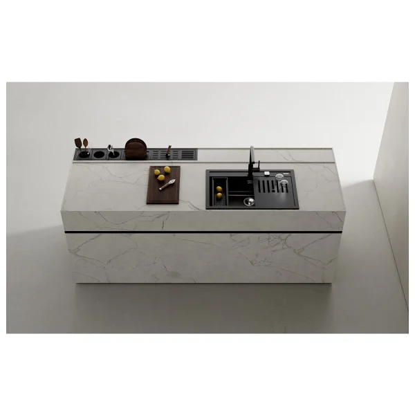 Teka Nova 80 WS-TG Multilevel TeGranit+ Siyah Granit Eviye - Görsel 6