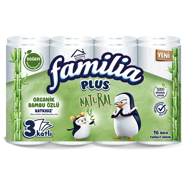 Familia Plus Natural 16'lı Tuvalet Kağıdı - Görsel 2