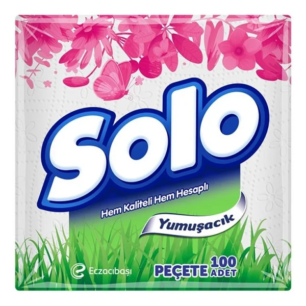 Solo 100'lü Kağıt Peçete - Görsel 2