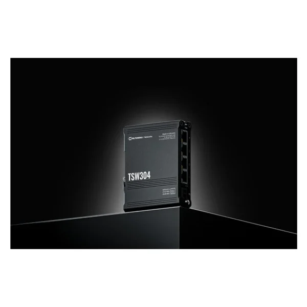 Teltonika 4 X 1 Gbps Eth Port Shock-Resistant Unmanaged Switch - Görsel 2