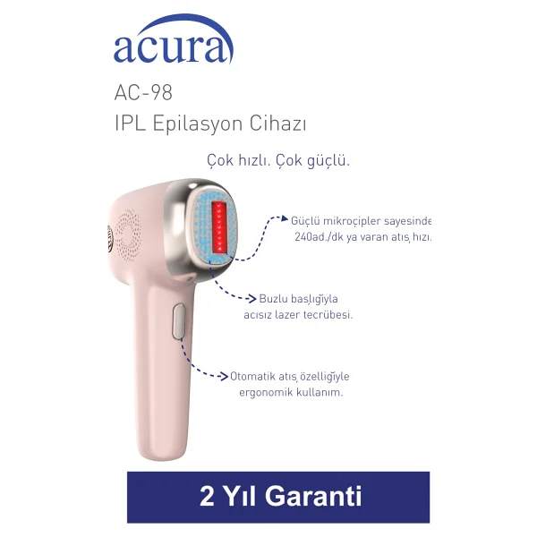 Acura Ac-98 Ipl Lazer Epilasyon Aleti - Görsel 3