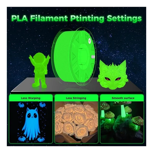 Creality Hyper Luminous Pla 1.75 Mm 1 Kg Sarı Filament - Görsel 2