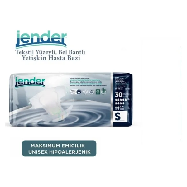 Jender Belbantlı Küçük Boy S 30'lu 4 Adet Hasta Bezi - Görsel 2