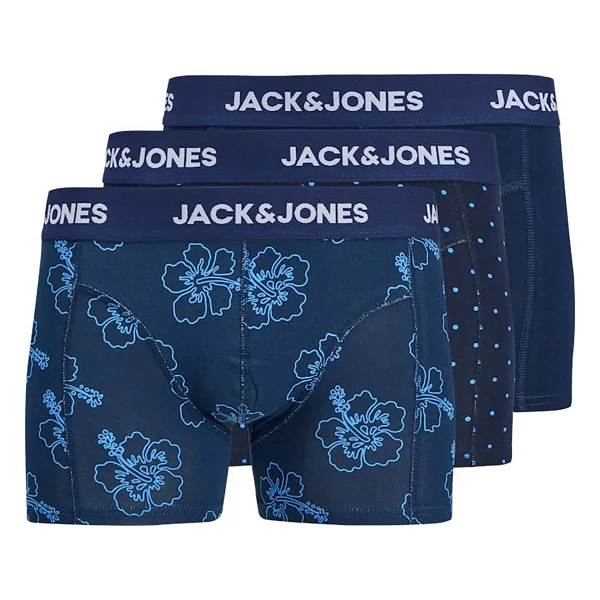 Jack&Jones Anthony Print 12298171 3'lü Erkek Boxer - Görsel 8