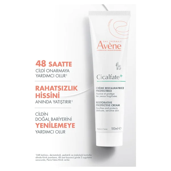 Avene Cicalfate+ Restorative Protective Krem 100 Ml - Görsel 3