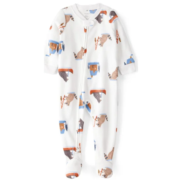 Carter's Erkek Bebek Ekru Polar Tulum - 18 Ay - Görsel 5