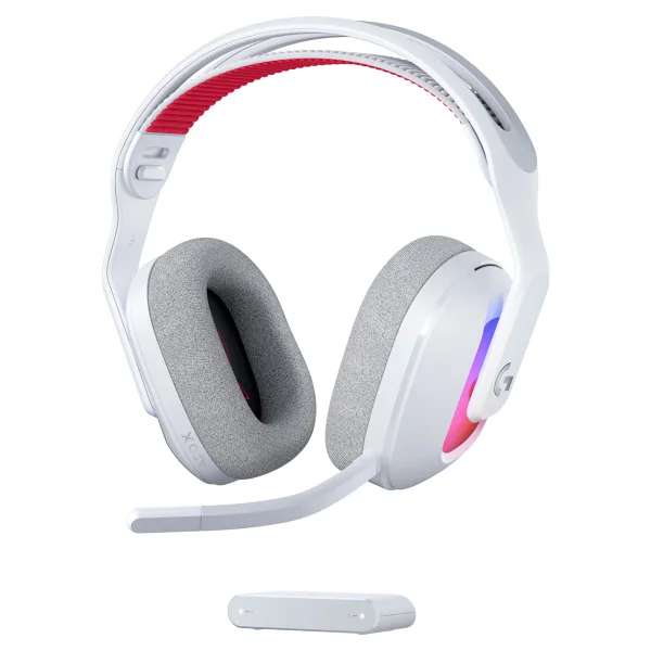 Logitech G522 Lightspeed Beyaz RGB Kablolu/Kablosuz Kulak Üstü Oyuncu Kulaklığı - Görsel 10