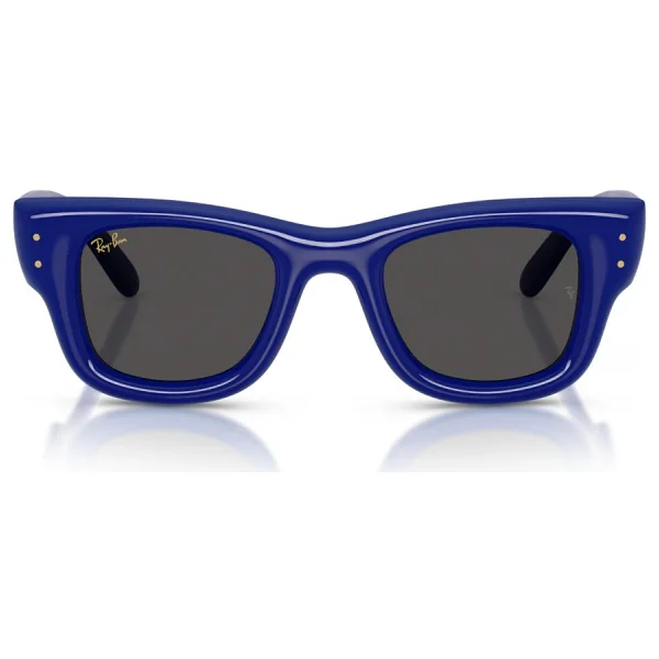 Ray-Ban Wayfarer Puffer 4940 683387 Blue-Black Güneş Gözlüğü - Görsel 4
