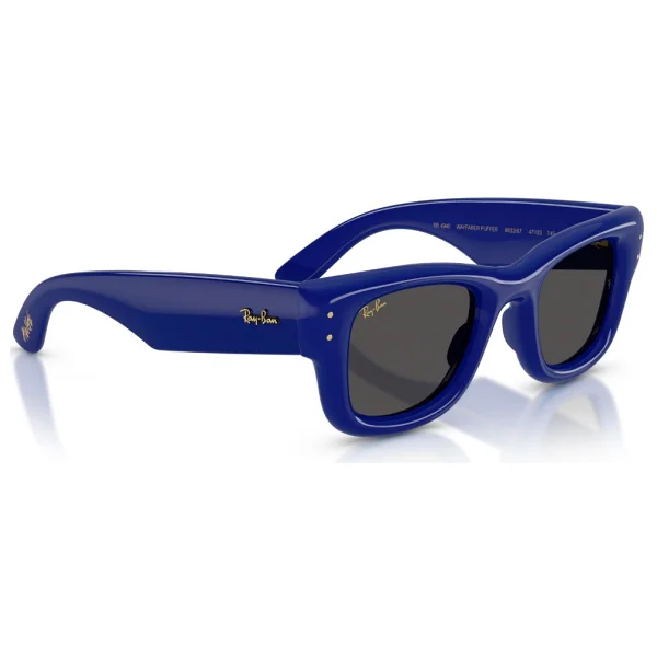 Ray-Ban Wayfarer Puffer 4940 683387 Blue-Black Güneş Gözlüğü - Görsel 5