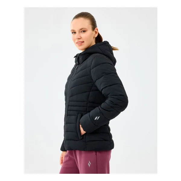 Skechers Fitted Puffer S2520203 Kapüşonlu Kadın Şişme Mont - Görsel 2