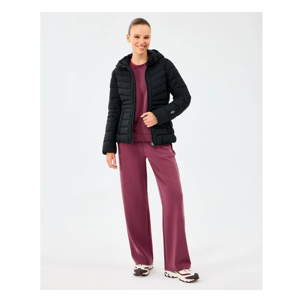 Skechers Fitted Puffer S2520203 Kapüşonlu Kadın Şişme Mont - Görsel 5