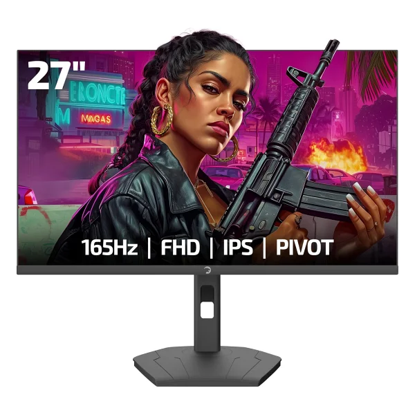 Gamepower Lunis L30 27'' 1 Ms Full HD Pivot Ips 165 Hz Oyuncu Monitörü - Görsel 8