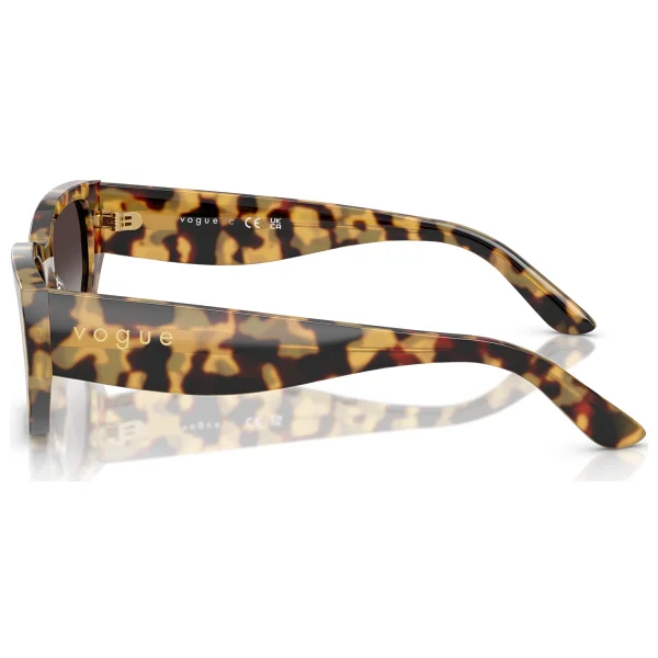 Vogue Vo5586s 26058g Yellow Tortoise-Grey Kadın Güneş Gözlüğü - Görsel 5