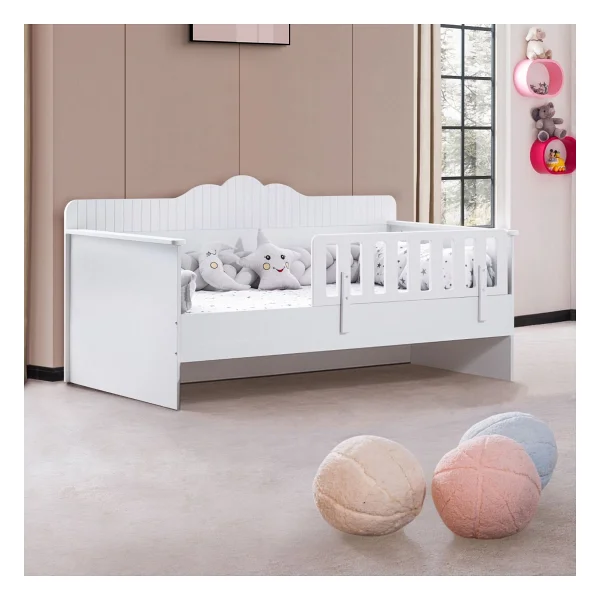 Setay Mobilya Flower Gri 90x190 Cm Yavrulu Montessori Karyola - Görsel 7
