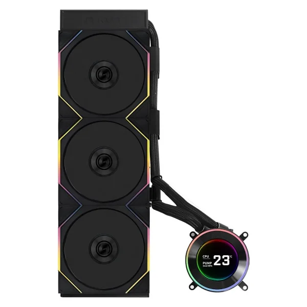 Lian Li Hydroshift Iı Lcd-C 360tl G89.Ghs2lcd36tb.00 Siyah İşlemci Sıvı Soğutucu - Görsel 4
