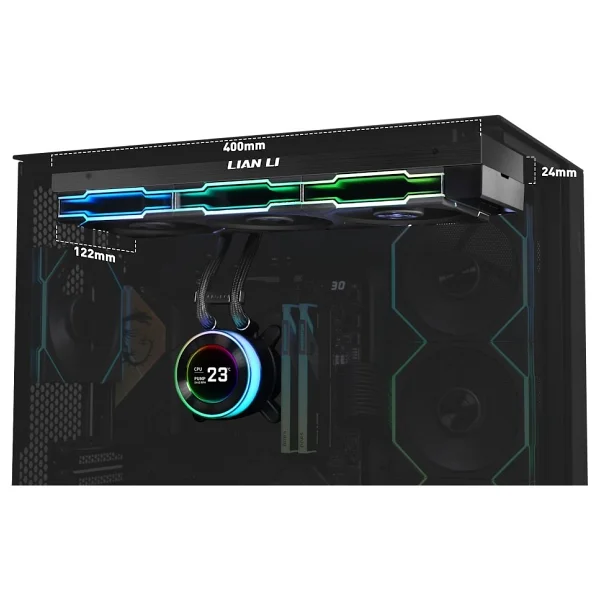 Lian Li Hydroshift Iı Lcd-C 360tl G89.Ghs2lcd36tb.00 Siyah İşlemci Sıvı Soğutucu - Görsel 6