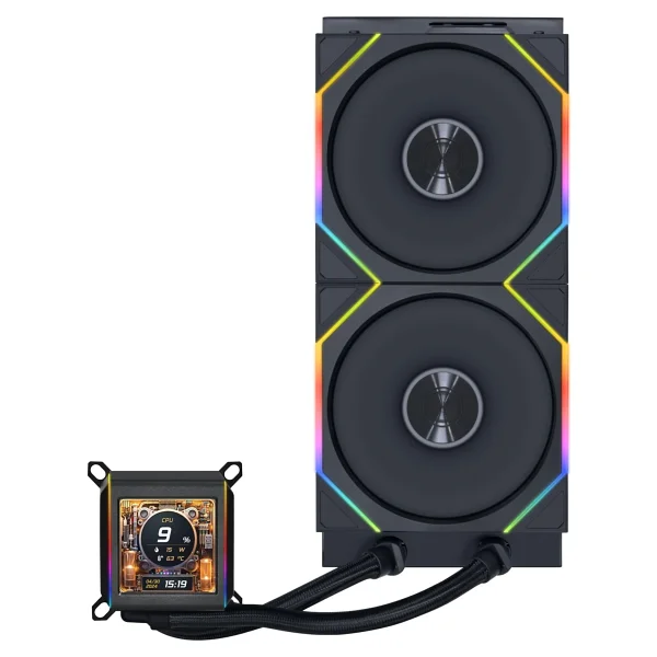Lian Li Galahad Iı Lcd Wireless Ga2alcd28tb 280 Mm Siyah İşlemci Sıvı Soğutucu - Görsel 2