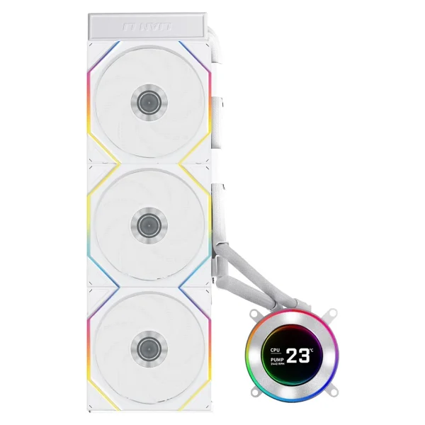 Lian Li Hydroshift Iı Lcd-C 360tl G89.Ghs2lcd36tw.00 Beyaz İşlemci Sıvı Soğutucu - Görsel 3