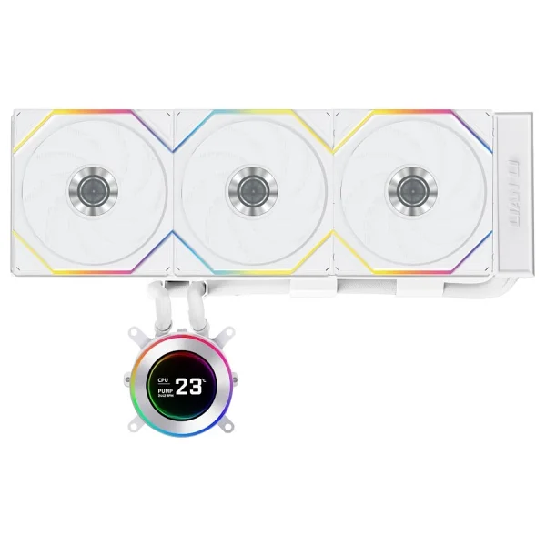 Lian Li Hydroshift Iı Lcd-C 360tl G89.Ghs2lcd36tw.00 Beyaz İşlemci Sıvı Soğutucu - Görsel 4