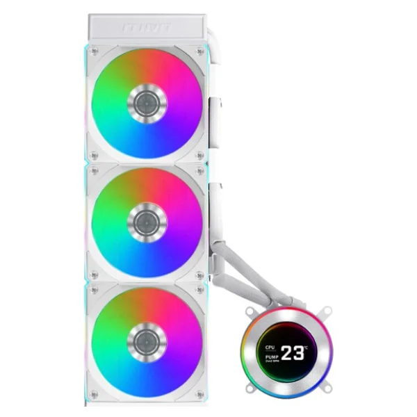 Lian Li Hydroshift Iı Lcd-C 360cl G89.Ghs2lcd36rw.00 Beyaz İşlemci Sıvı Soğutucu - Görsel 2