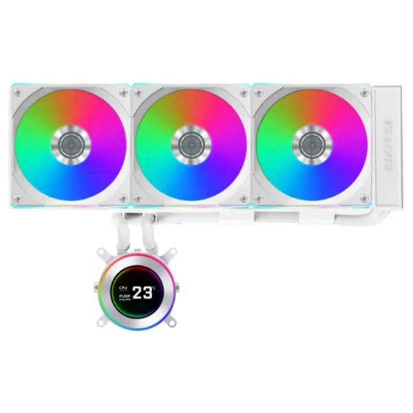 Lian Li Hydroshift Iı Lcd-C 360cl G89.Ghs2lcd36rw.00 Beyaz İşlemci Sıvı Soğutucu - Görsel 3