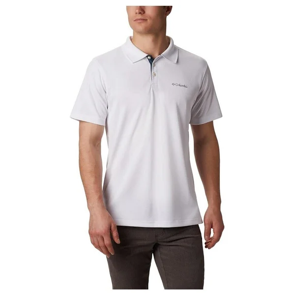 Columbia Utilizer Am0126-100 Beyaz Kısa Kollu Polo Yaka Erkek Tişört - Görsel 5