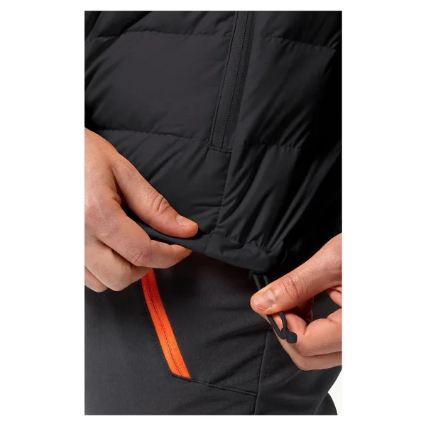Jack Wolfskin Ather Down 1207681-6000 Siyah Erkek Şişme Mont - Görsel 8