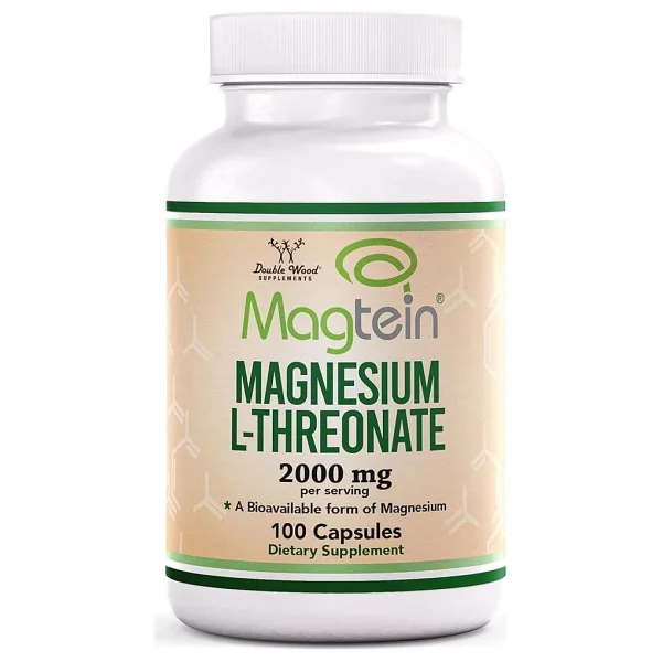 Double Wood Magnesium(Magnezyum) L-Threonate (Magtein) 100 Caps - Görsel 5