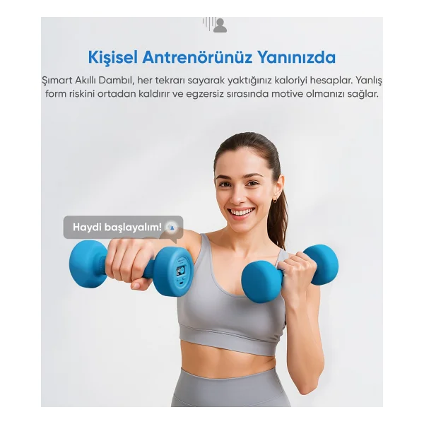 Şımart 2x1 Kg Akıllı Dambıl - Görsel 10