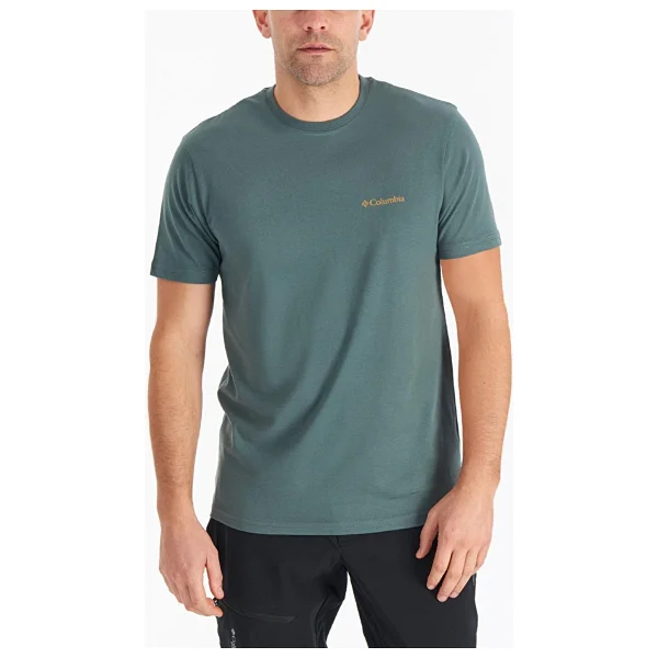 Columbia Csc Basic Logo Brushed Cs0282-010 Siyah Kısa Kollu Bisiklet Yaka Erkek Tişört - Görsel 9