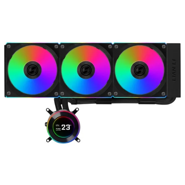 Lian Li Hydroshift Iı Lcd-C 360cl G89.Ghs2lcd36rb.00 Siyah İşlemci Sıvı Soğutucu - Görsel 2