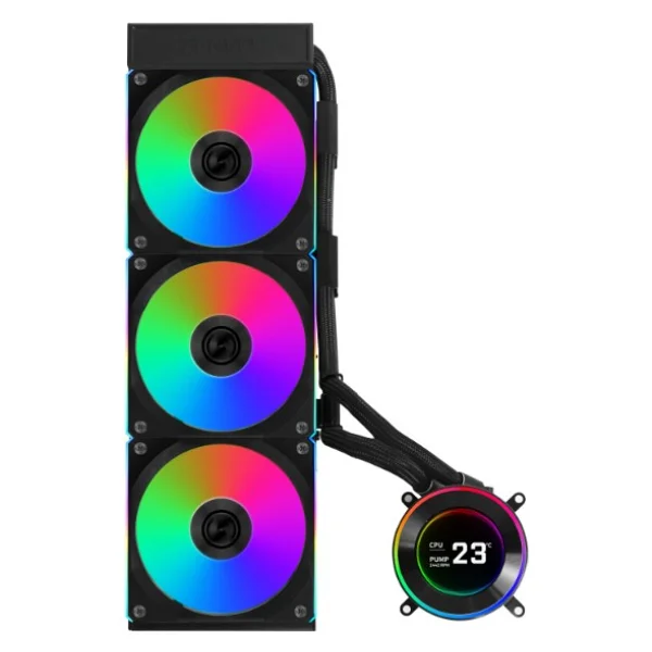 Lian Li Hydroshift Iı Lcd-C 360cl G89.Ghs2lcd36rb.00 Siyah İşlemci Sıvı Soğutucu - Görsel 3