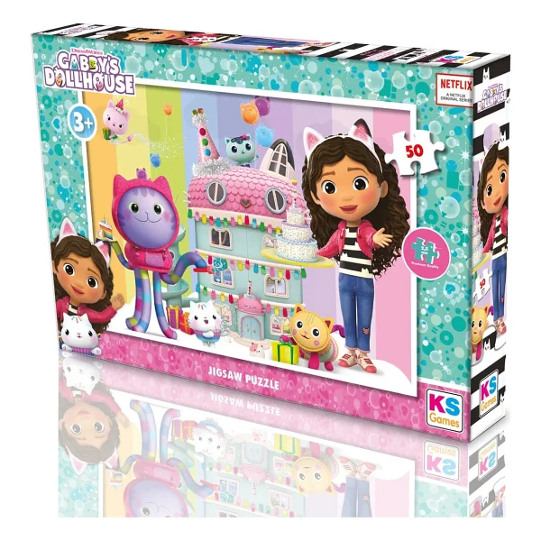 Ks Games Gabby's Dollhouse 50 Parça Puzzle - Görsel 5