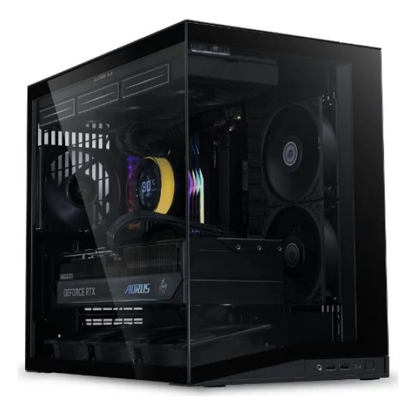 Lian Li O11 Dynamic Mini V2 Flow Fanlı Siyah Atx Oyuncu Kasası - Görsel 3
