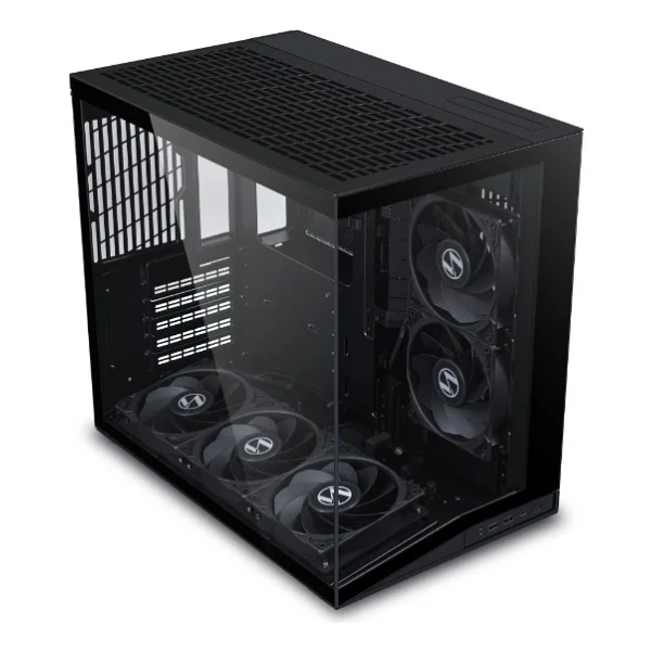 Lian Li O11 Dynamic Mini V2 Flow Fanlı Siyah Atx Oyuncu Kasası - Görsel 4