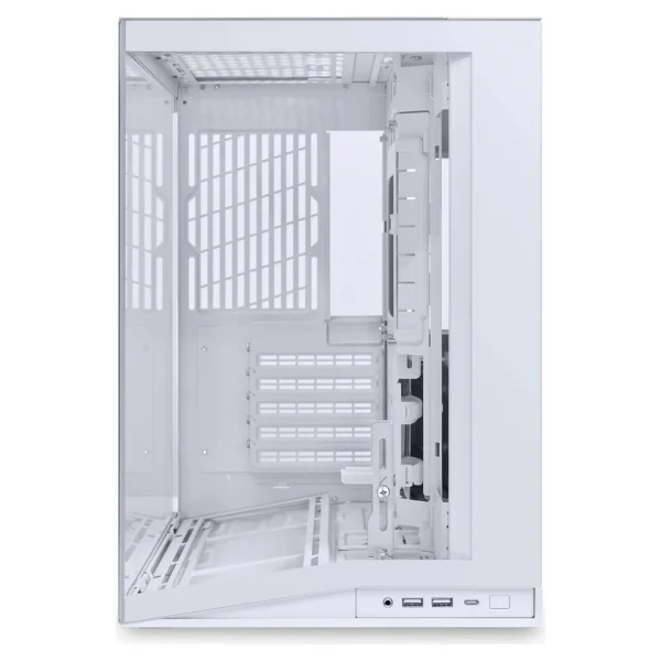 Lian Li O11 Dynamic Mini V2 Fansız Beyaz Atx Oyuncu Kasası - Görsel 4