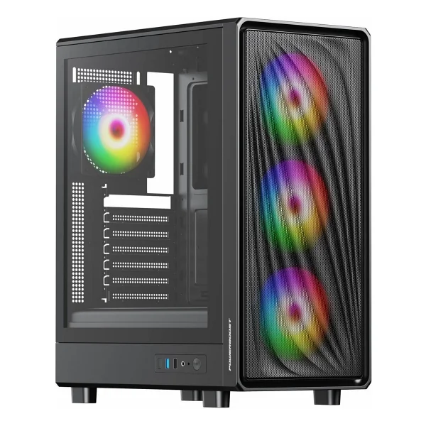 Power Boost Pb-A5065 Argb Fanlı 650 W E-Atx Oyuncu Kasası - Görsel 3
