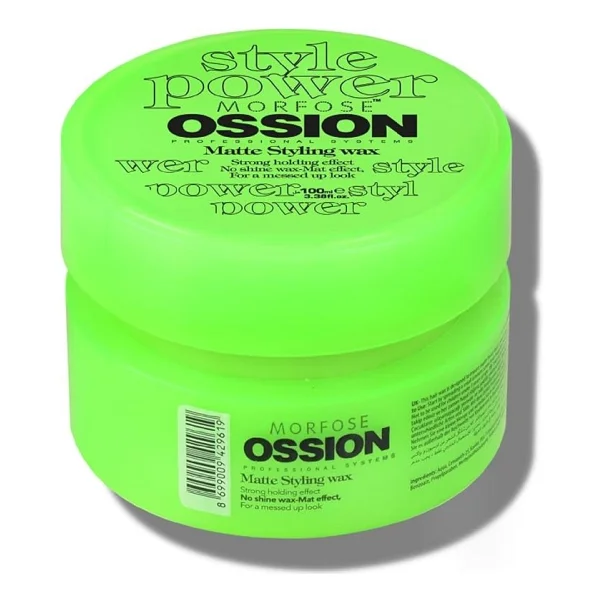 Ossion Matte Styling Wax Yeşil 100 Ml - Görsel 2