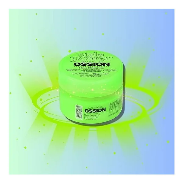 Ossion Matte Styling Wax Yeşil 100 Ml - Görsel 3