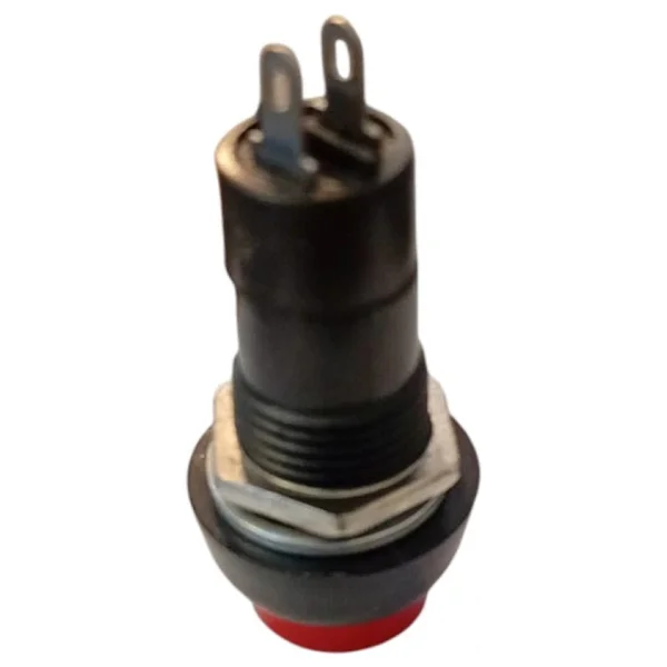 Ender Plastik Kırmızı Yuvarlak Yaylı Buton Anahtar 12mm - Görsel 3
