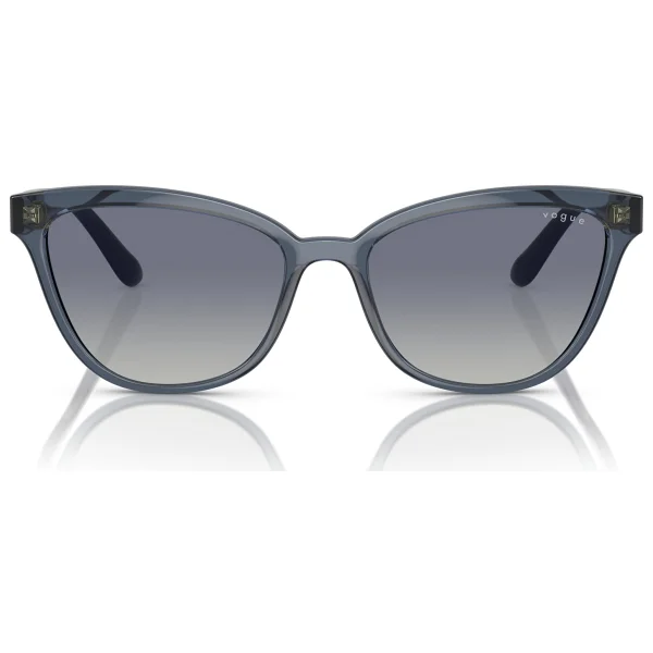 Vogue Vo5496sı 27644l Transparent Dark Blue-Blue Kadın Güneş Gözlüğü - Görsel 8