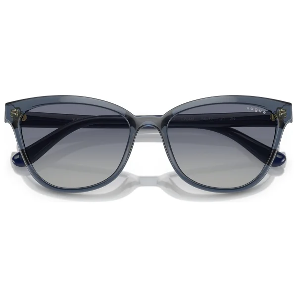 Vogue Vo5496sı 27644l Transparent Dark Blue-Blue Kadın Güneş Gözlüğü - Görsel 9