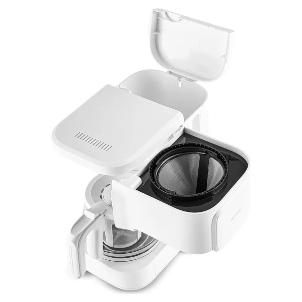 Karaca Just Coffee Aroma 2in1 Matte White Çay Ve Filtre Kahve Makinesi - Görsel 2