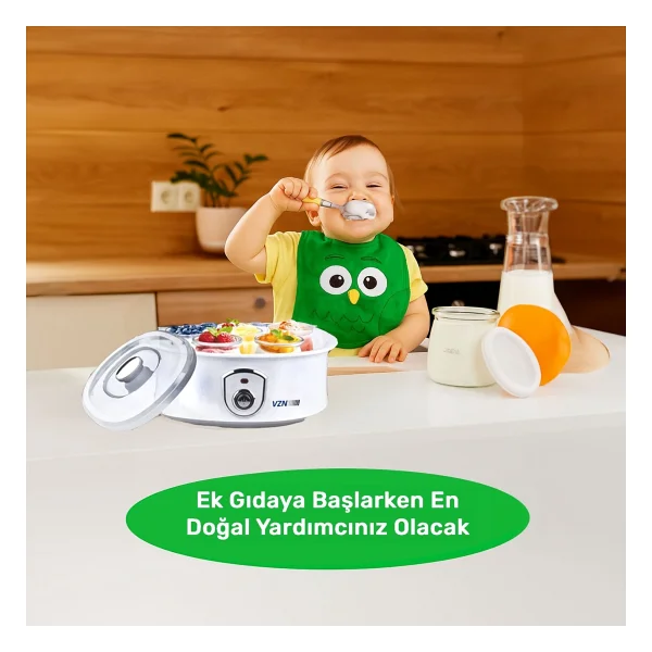 Vzn 7'li Cam Kavanoz Yoğurt Makinesi - Görsel 2