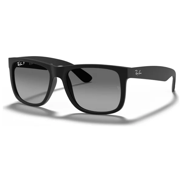 Ray-Ban Justin 4165 622/T3 Black-Light Grey Polarize Güneş Gözlüğü - Görsel 8